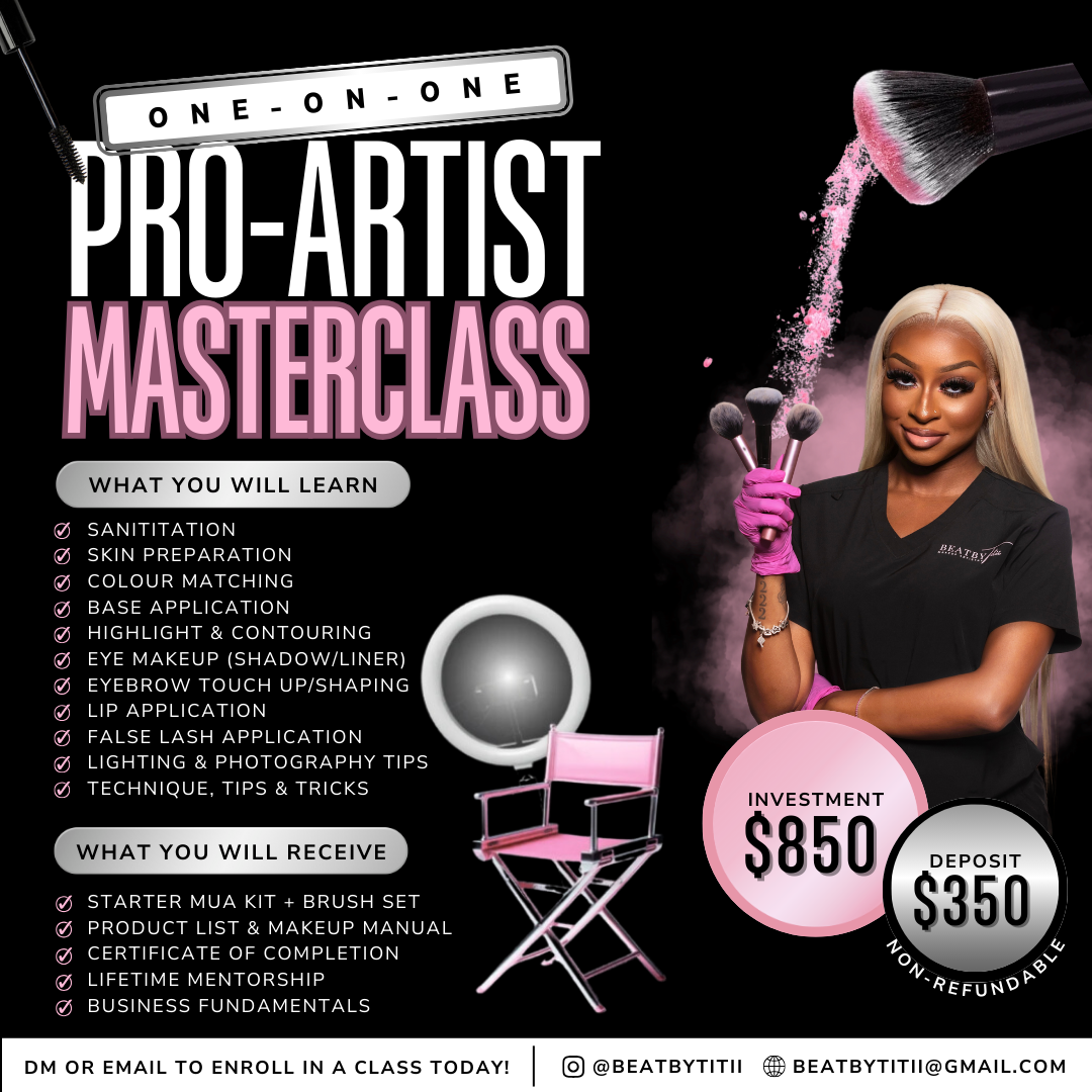Advanced 1:1 - Makeup Artistry for Aspiring MUAs